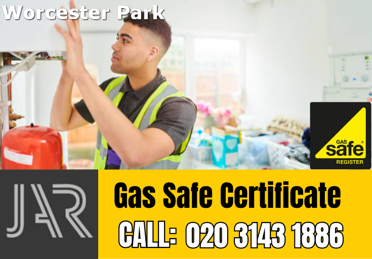 gas safe certificate Worcester Park